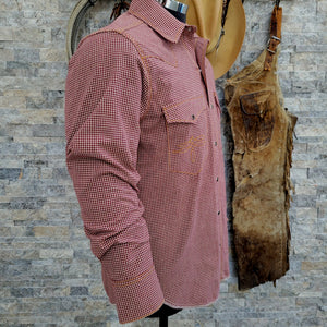 The Rambler- Men's Harvest Check Western Shirt