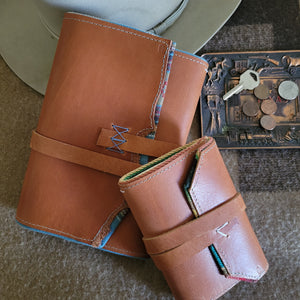 Pocket Journal- Leather with refillable inserts