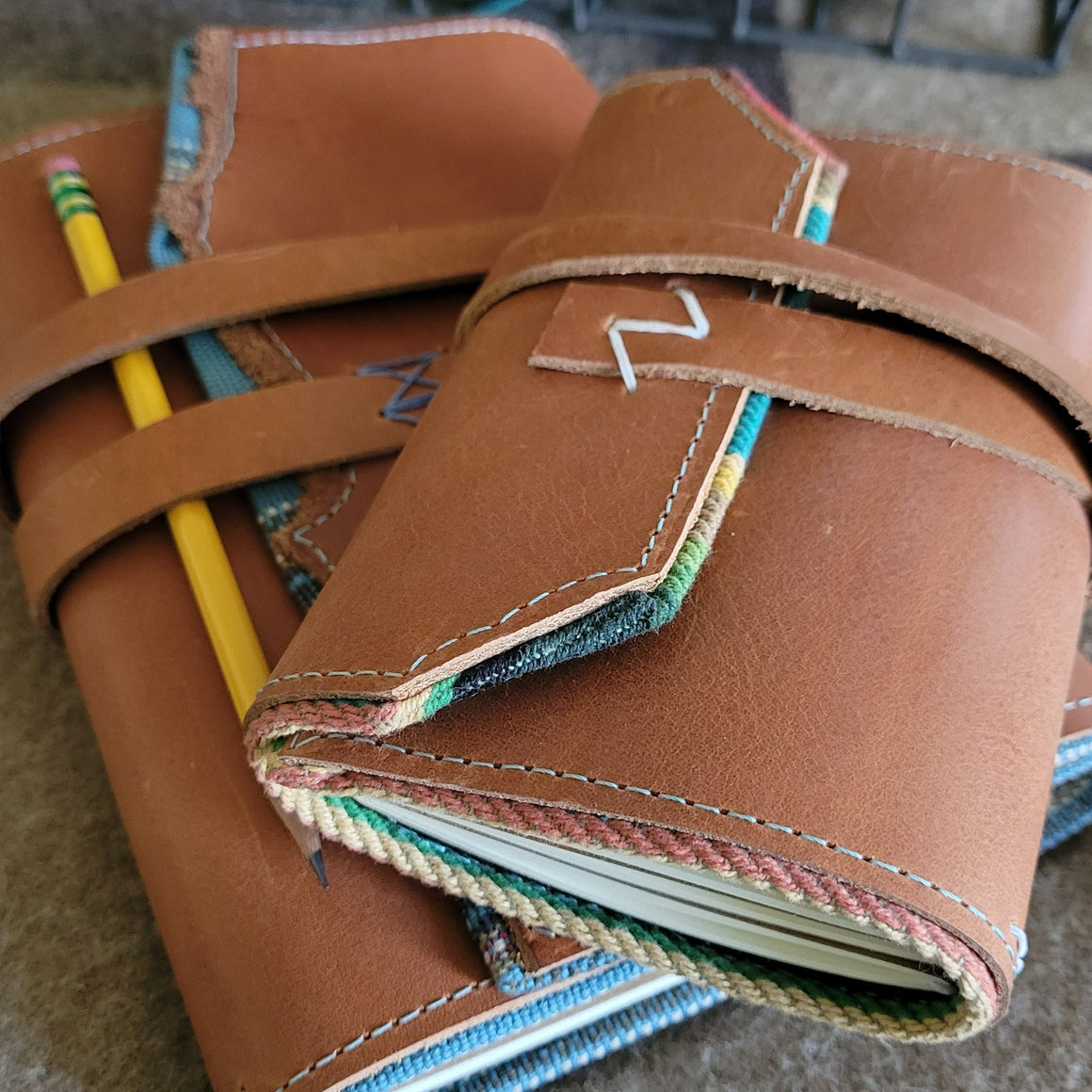 Pocket Journal- Leather with refillable inserts