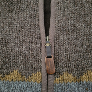 Sweater- Men's Handknit Santa Fe Cardigan (Dust)