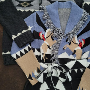 Cardigan- Sunrise Cowgirl Fringed Wrap