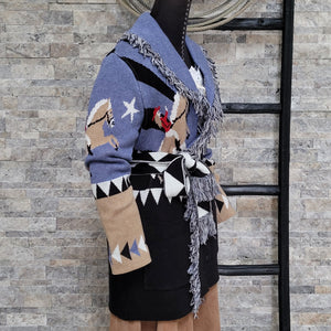 Cardigan- Sunrise Cowgirl Fringed Wrap