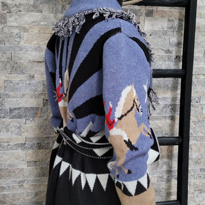 Cardigan- Sunrise Cowgirl Fringed Wrap