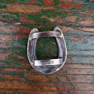 Bandana Slide- Silver Lucky Horseshoe
