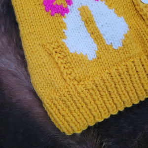 Vest- Handknit Cowboy Swing Vest (Golden)