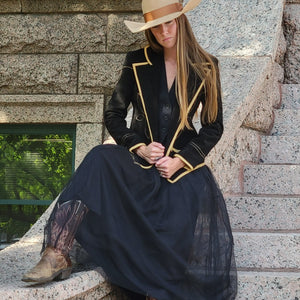 Blazer- Women's Rodeo Ready Suede (Black)