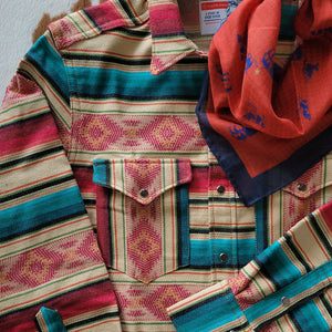 Jack of All Trades- Southwest Serape Shirt Jacket