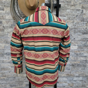 Jack of All Trades- Southwest Serape Shirt Jacket