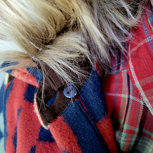 Jacket- Women's Western Blanket with removable collar