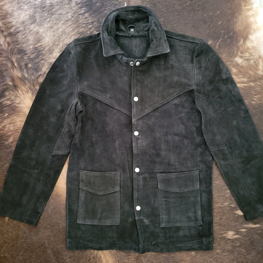 The Rancher- Roughout Western Jacket (Coal)