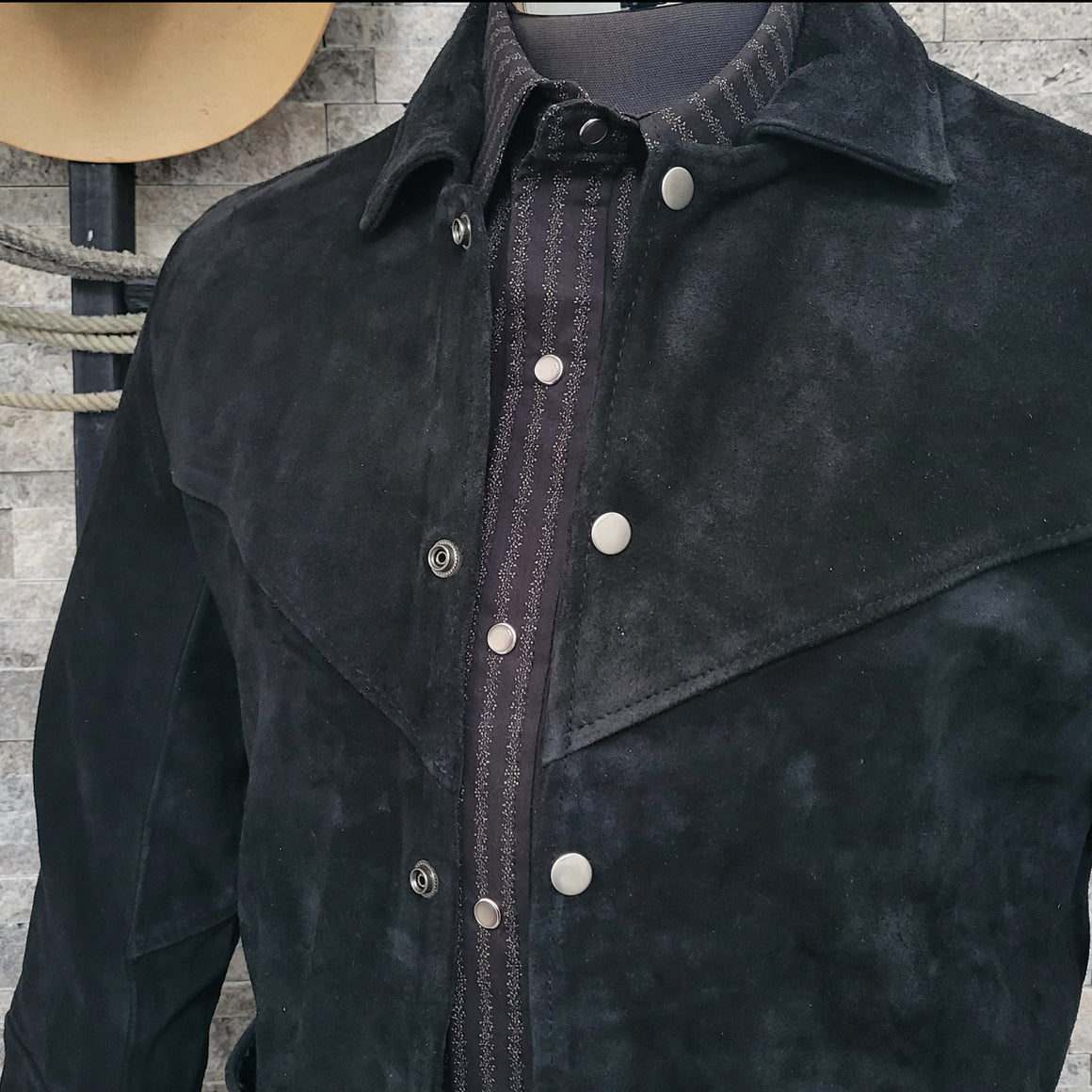The Rancher- Roughout Western Jacket (Coal)