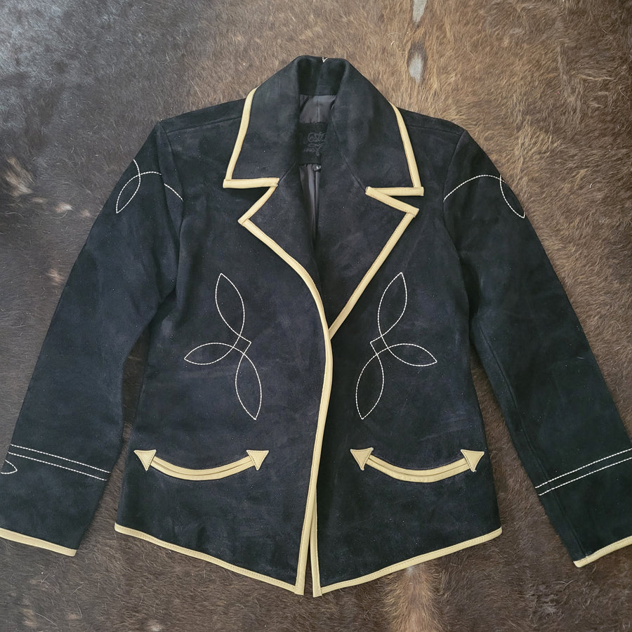 Blazer- Women's Rodeo Ready Suede (Black)