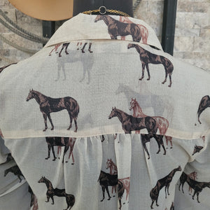 Blouse- Women's Wild Horses