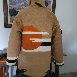 Jacket- One of a Kind Upcycled Blanket Pea Coat