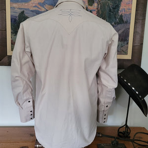 The Rambler- Men's Bootstitched Natural Selvedge Denim Shirt