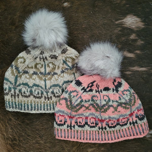 Beanie- Woodland Handknit