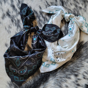 Range Bandana- Western Paisley (Black)