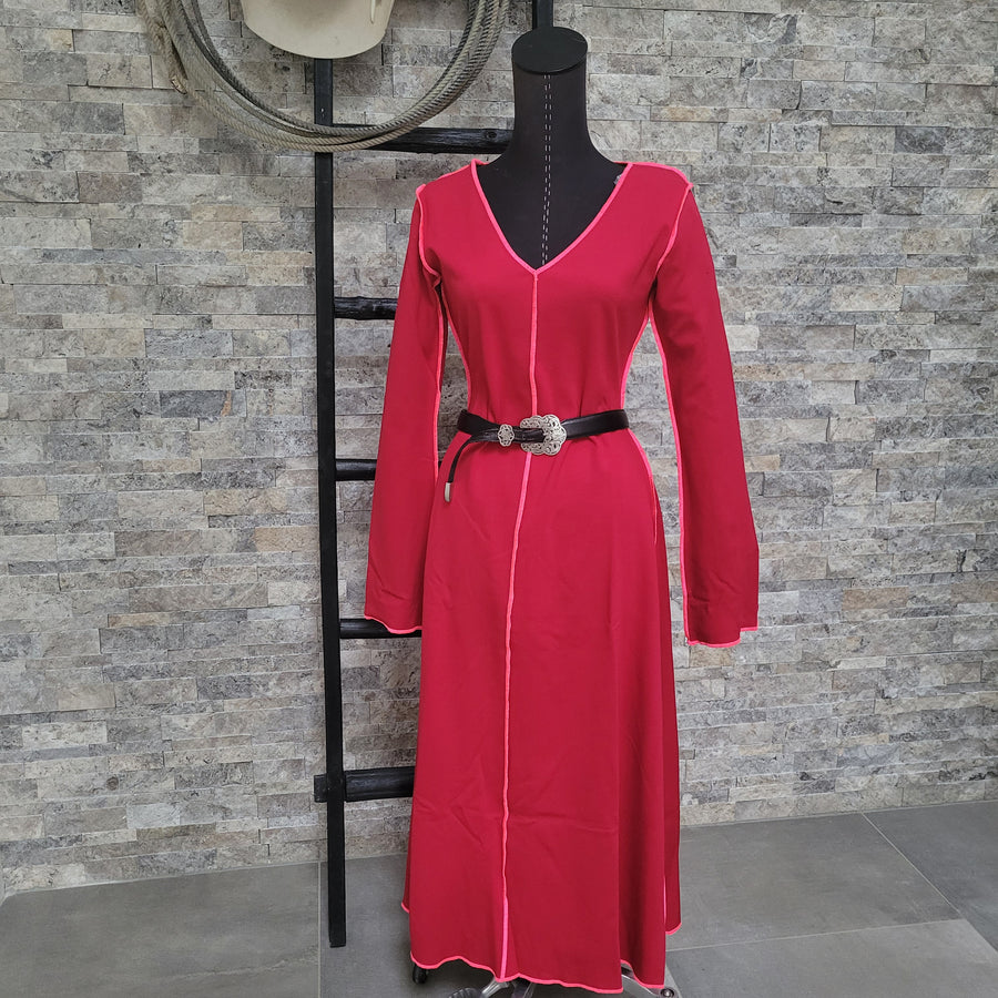 Dress- Women's Clara v-neck