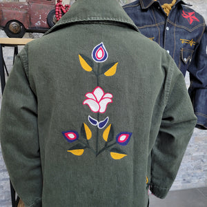 Duster- Chainstitched Sage Denim (sz.M)