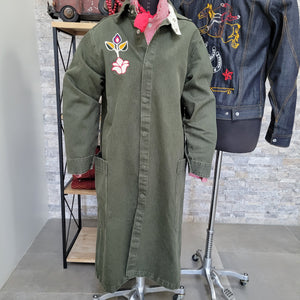 Duster- Chainstitched Sage Denim (sz.XL)