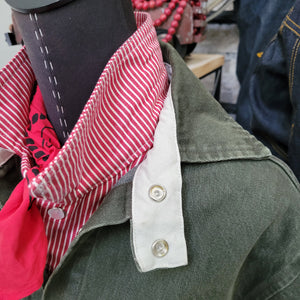 Duster- Chainstitched Sage Denim (sz.XL)