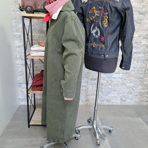 Duster- Chainstitched Sage Denim (sz.XL)