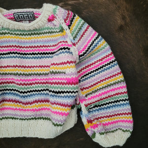 Pullover- Women's 'No Waste' Handknit