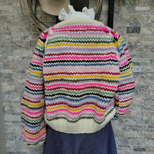 Pullover- Women's 'No Waste' Handknit