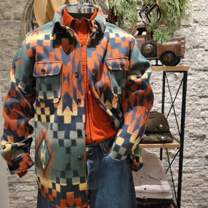 Shirt Jac- SPECIAL PURCHASE Men's Polar Fleece Western Blanket