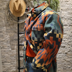 Shirt Jac- SPECIAL PURCHASE Men's Polar Fleece Western Blanket
