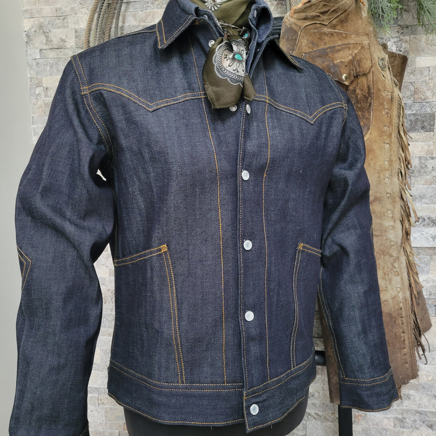 The Maverick- Men's Selvedge Denim Jacket