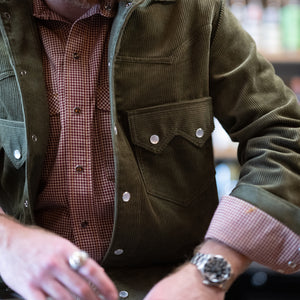 The Rambler- Men's Harvest Check Western Shirt