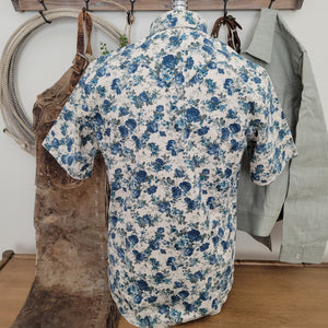 The Rambler- Men's Short Sleeve Floral Western Shirt