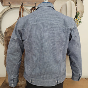 Jack Of Diamonds- Men's Mini Check Chambray Jacket