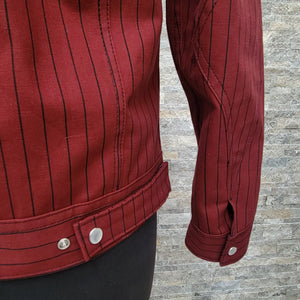 Railroad Baron- Men's Pinstripe Selvedge Jacket