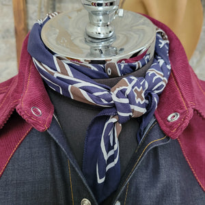 The Wanderer II- Men's Selvedge Denim Western Shirt with Corduroy Accents