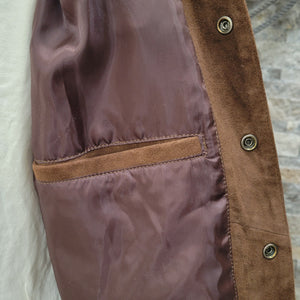 The Rancher- Suede Western Shirt Jacket (Espresso)
