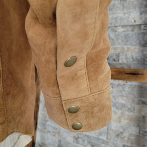 The Rancher- Suede Western Shirt Jacket (Whiskey)