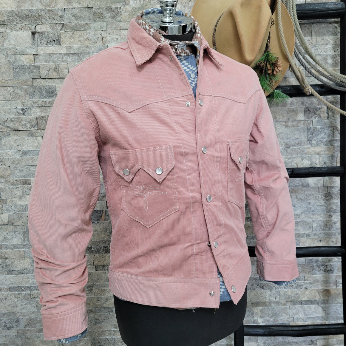 Jack Of Diamonds- Desert Rose Corduroy Jacket