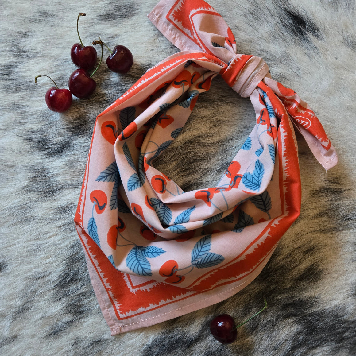 Bandana- Tossed Cherries