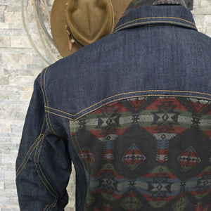 Jack Of Diamonds- SPECIAL EDITION Southwest Flannel/Denim Jacket