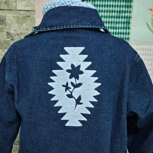 Duster- Field Bloom Chainstitched Denim (sz.M)