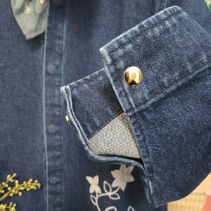 Duster- Field Bloom Chainstitched Denim (sz.S)