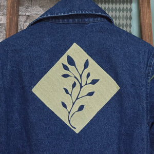 Duster- Field Bloom Chainstitched Denim (sz.L)