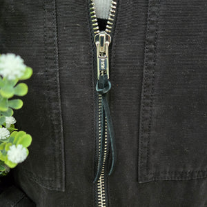 Coverall- Chainstitched Black Field Bloom (sz.L)