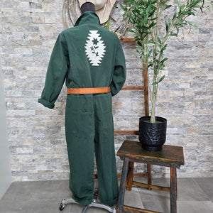 Coverall- Chainstitched Spruce Field Bloom (sz.M)