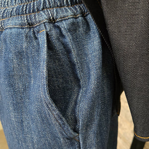 Beach pant- Denim Embroidered Vacation