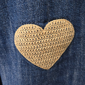 Beach pant- Denim Embroidered Vacation