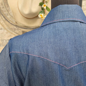 Dolly- Women's Chambray Short Sleeve Shirt