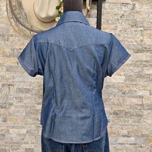 Dolly- Women's Chambray Short Sleeve Shirt